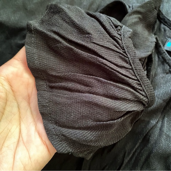 🖤 EVEN & ODD BLACK VISCOSE CAPRI WIDE LEG JUMPSUIT! - Picture 8 of 11